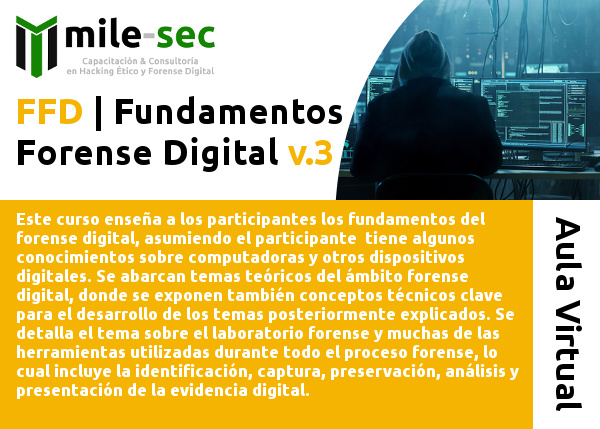 Curso Fundamentos De Forense Digital V.3 | MILE-SEC